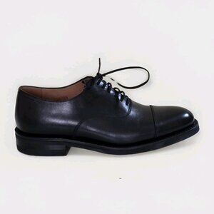 Septieme Largeur Eugene Oxfords UK 6 US 7 Black Calf Leather Dainite Sole Preppy